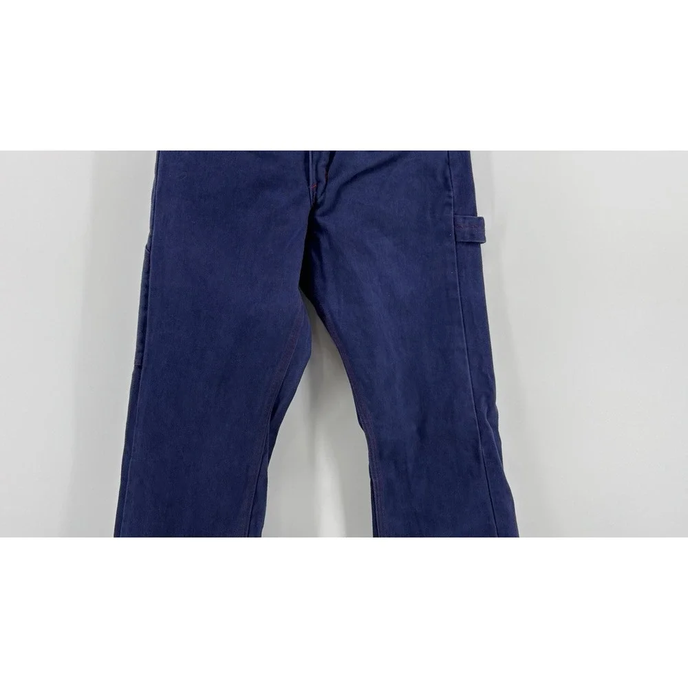 Vintage Ely Buckle Back Jeans Mens 26x33 Blue Denim Bootcut Made in USA Workwear
